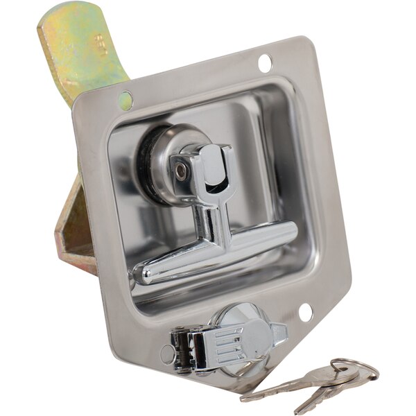 Drop down T handle latch, lockable, front fixing holes